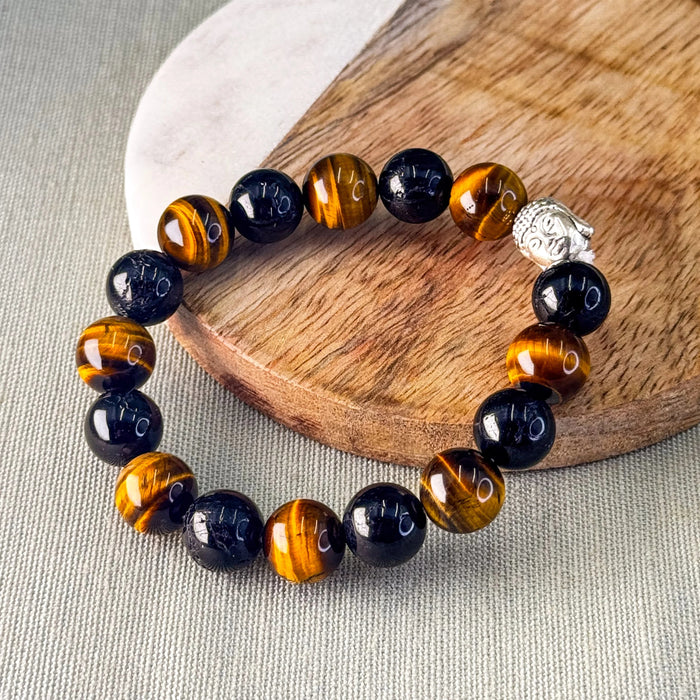 Black Tourmaline + Tiger’s Eye – For Fear Around wealth